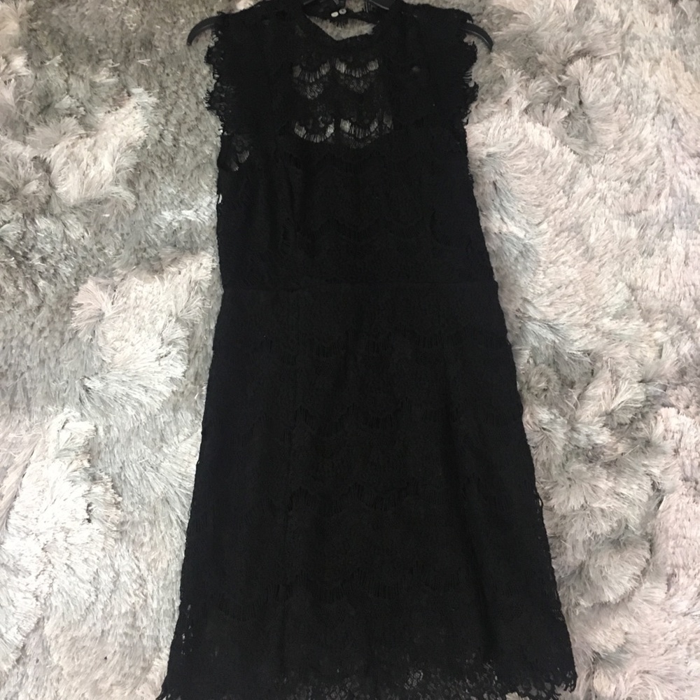 Free people black lace dress. Brand new!!